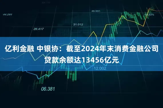 亿利金融 中银协：截至2024年末消费金融公司贷款余额达13456亿元